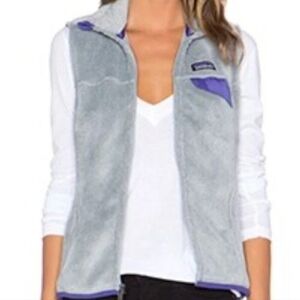 Patagonia Gray and Purple Vest
